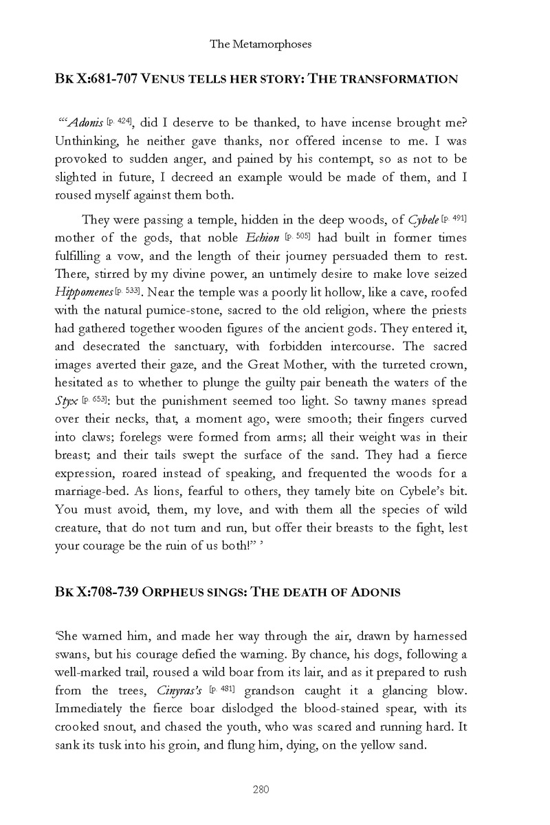 Ovid: The Metamorphoses - Page 280